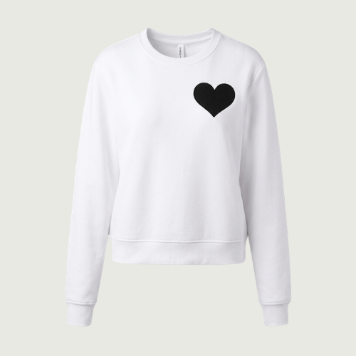 Puffy heart Sweatshirt