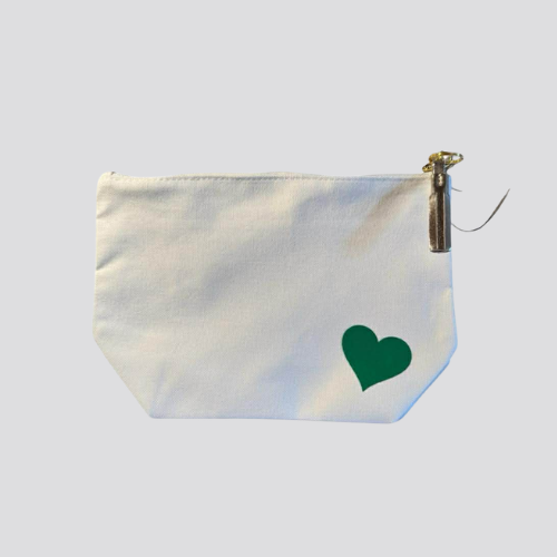 White Pouch w/ Green Tulane